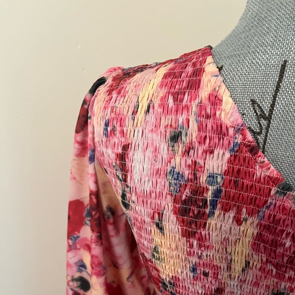 NEW ASOS In the Style Floral One Shoulder Bodysuit, Size 10 - Picture 6 of 12